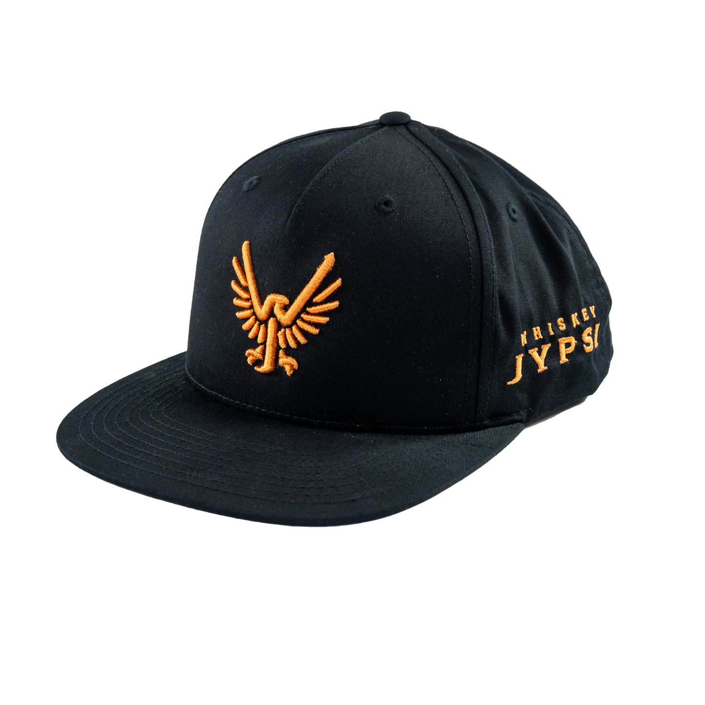 Black-on-Black Whiskey JYPSI WJ Logo Adjustable Cap