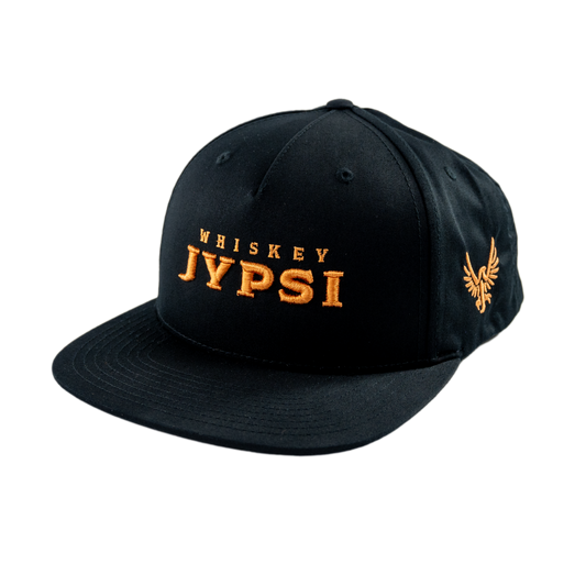 Black-on-Black Whiskey JYPSI Wordmark Logo Adjustable Cap