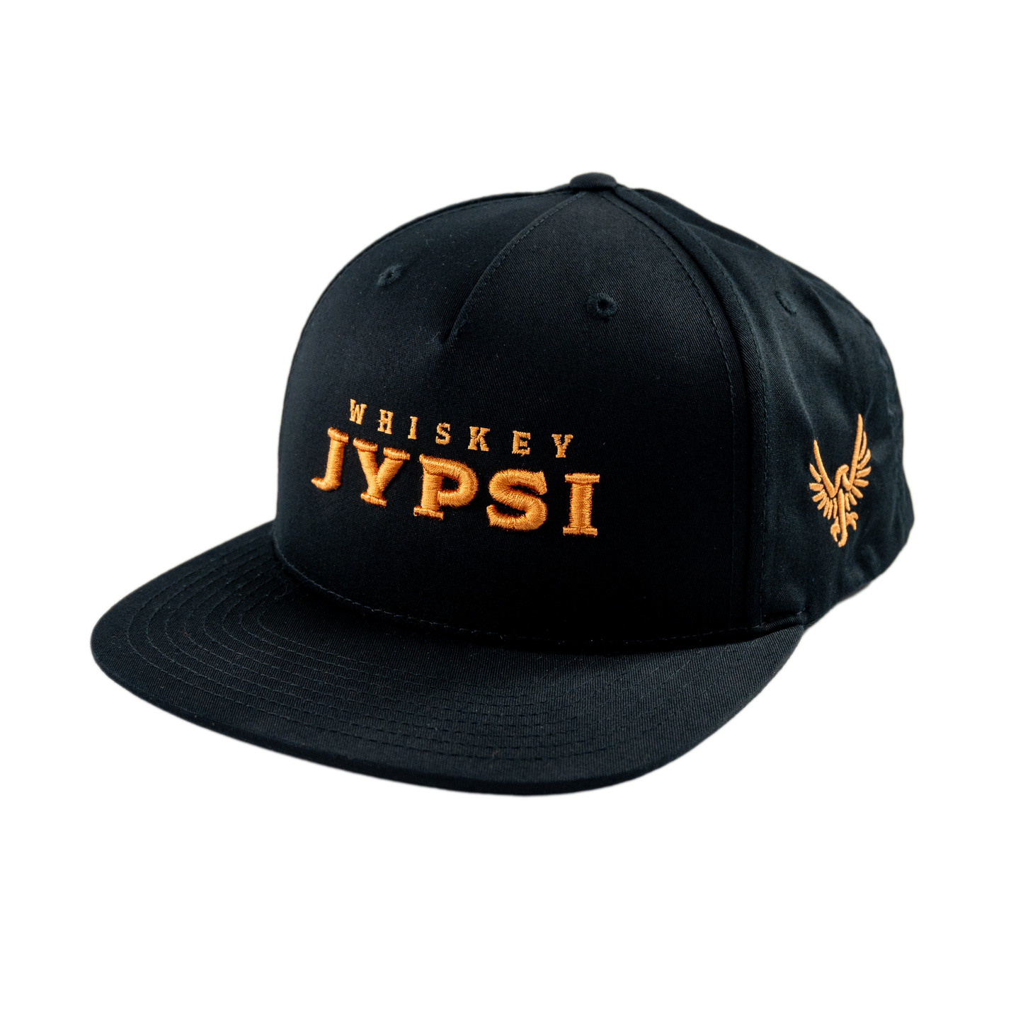 Black-on-Black Whiskey JYPSI Wordmark Logo Adjustable Cap