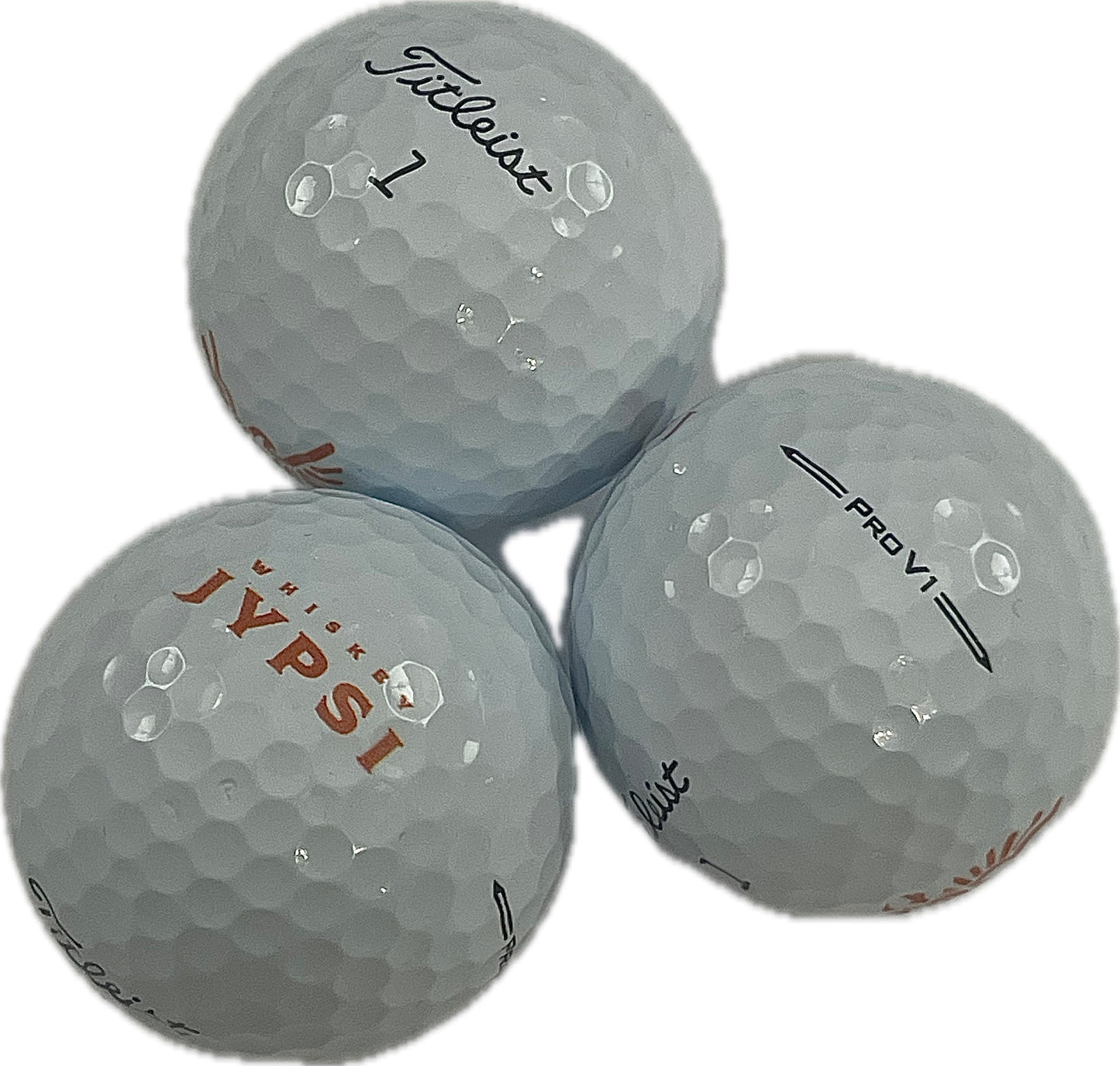 Whiskey JYPSI  + Titleist ProV1 Golf Balls